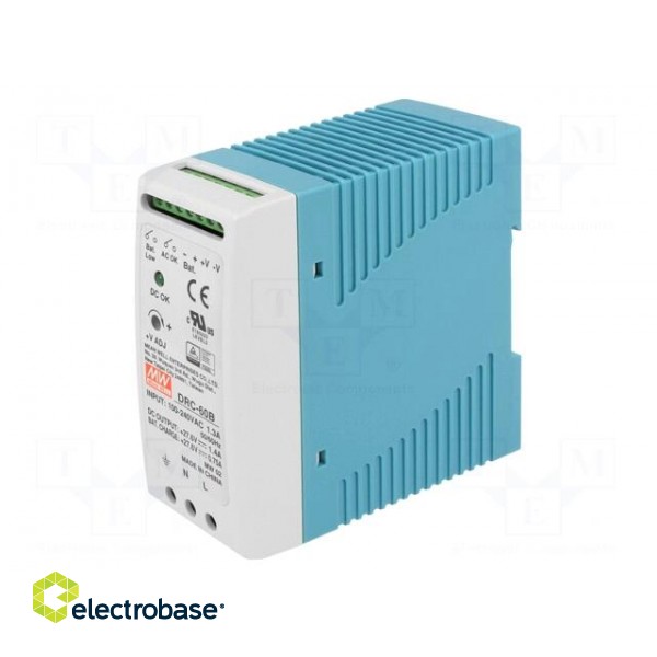 Power supply: switched-mode | buffer | 59.34W | 27.6VDC | 27.6VDC image 1