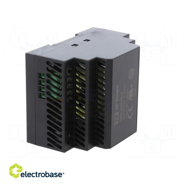 Power supply: switched-mode | for DIN rail | 100W | 15VDC | 6.5A | 89% image 8