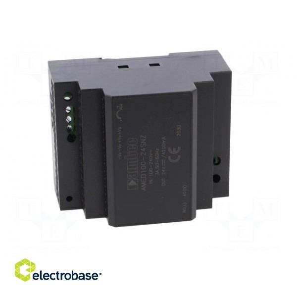Power supply: switched-mode | for DIN rail | 100W | 24VDC | 4.2A | 90% image 9