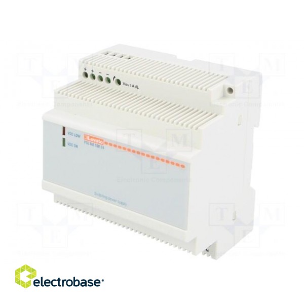 Power supply: switched-mode | 100W | 24VDC | 4.2A | 90÷264VAC | 444g image 1