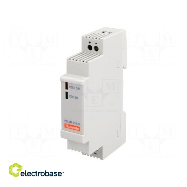 Power supply: switched-mode | 10W | 24VDC | 0.42A | 90÷264VAC | 114g фото 1