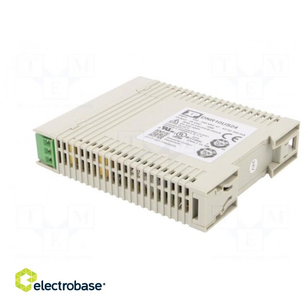 Power supply: switched-mode | for DIN rail | 10W | 24VDC | 420mA | 76% image 4
