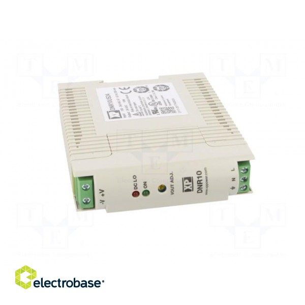 Power supply: switched-mode | for DIN rail | 10W | 24VDC | 420mA | 76% image 9