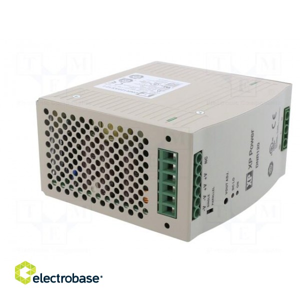 Power supply: switched-mode | for DIN rail | 120W | 12VDC | 10A | 84% image 8