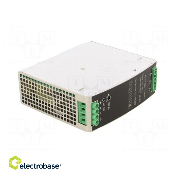 Power supply: switched-mode | for DIN rail | 120W | 24VDC | 5A | 91% image 8