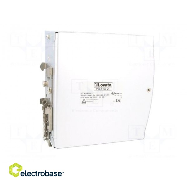 Power supply: switched-mode | 120W | 24VDC | 5A | 90÷264VAC | 1018g фото 7