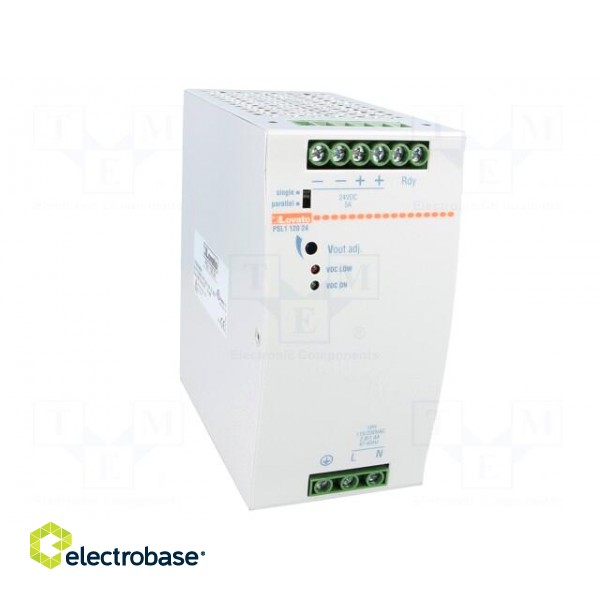 Power supply: switched-mode | 120W | 24VDC | 5A | 90÷264VAC | 1018g фото 9