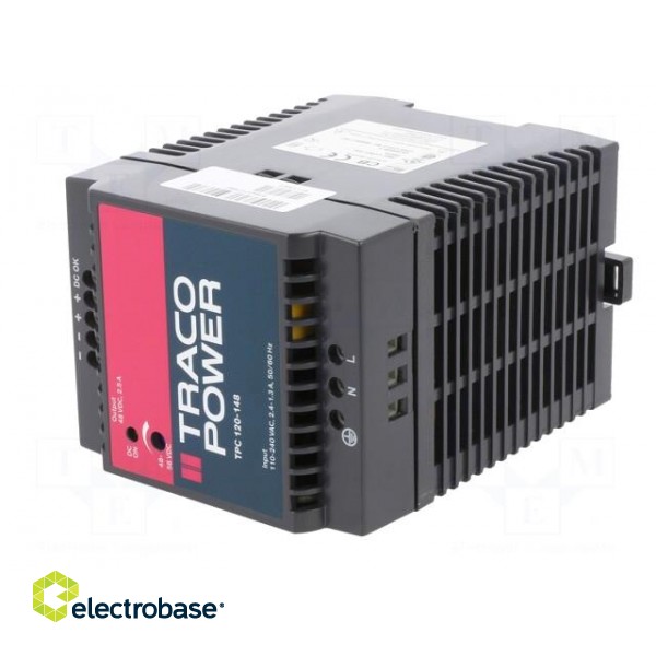 Power supply: switched-mode | 120W | 48VDC | 48÷56VDC | 2.5A | 440g image 2