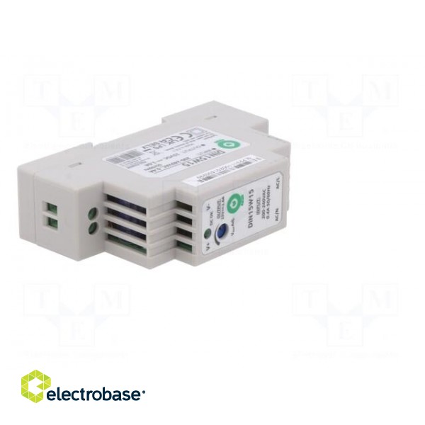 Power supply: switched-mode | for DIN rail | 15W | 15VDC | 0÷1A | OUT: 1 image 8