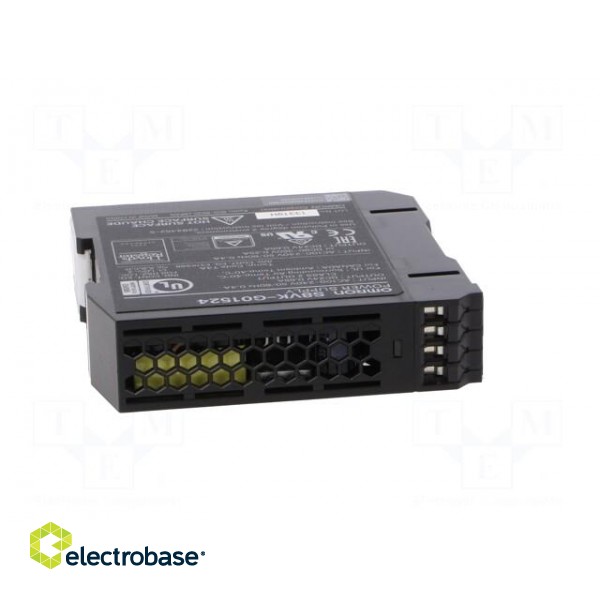 Power supply: switched-mode | for DIN rail | 15W | 24VDC | 0.65A | S8VK image 7