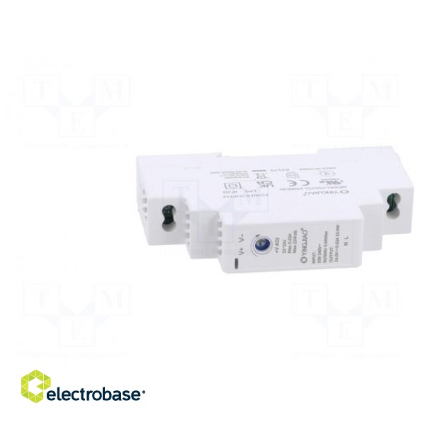 Power supply: switched-mode | for DIN rail | 15W | 24VDC | 630mA | 86% фото 9