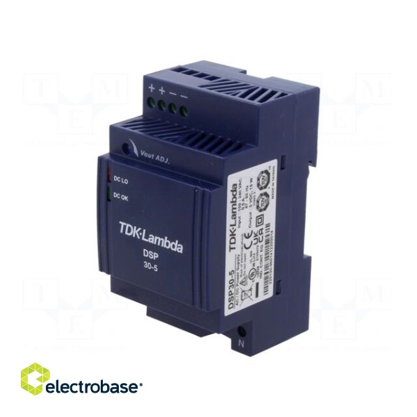 Power supply: switched-mode | for DIN rail | 15W | 5VDC | 3A | -25÷71°C