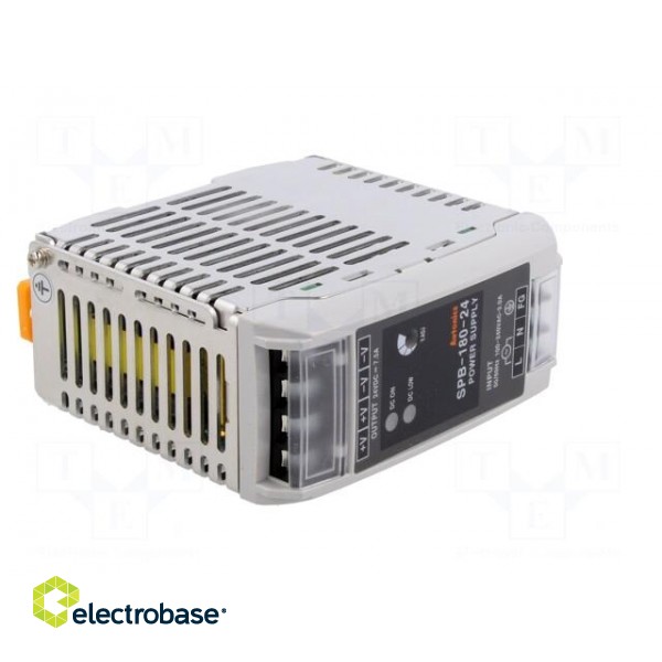 Power supply: switched-mode | for DIN rail | 180W | 24VDC | 7.5A | IP20 image 8