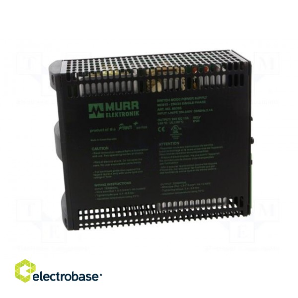 Power supply: switched-mode | for DIN rail | 240W | 24÷28VDC | 10A image 3