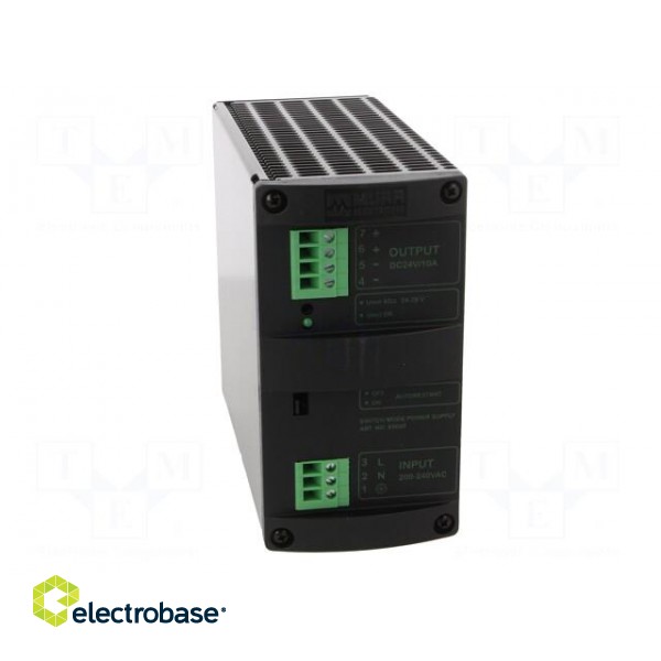 Power supply: switched-mode | for DIN rail | 240W | 24÷28VDC | 10A image 9