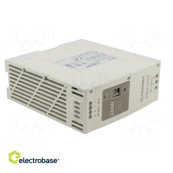 Power supply: switched-mode | for DIN rail | 240W | 24VDC | 10A | 93% image 8