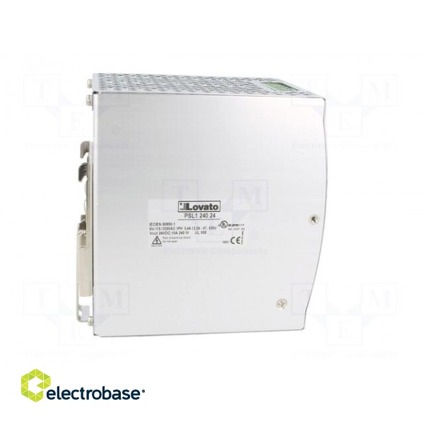 Power supply: switched-mode | for DIN rail | 240W | 24VDC | 10A | OUT: 1 image 7