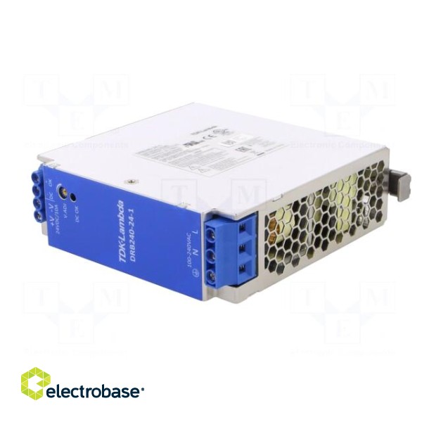 Power supply: switched-mode | for DIN rail | 240W | 24VDC | 10A | DRB image 2