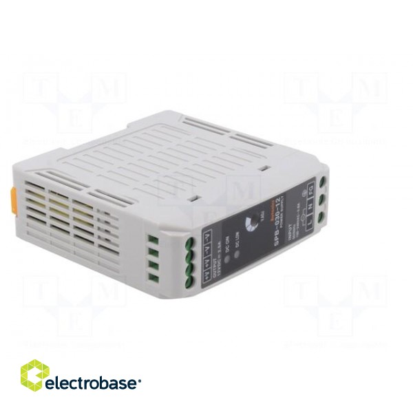 Power supply: switched-mode | for DIN rail | 30W | 12VDC | 2.5A | IP20 image 8