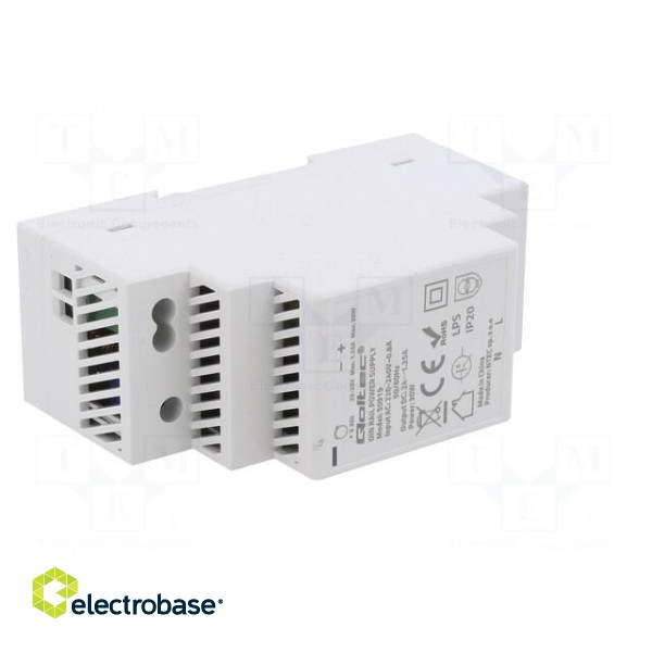 Power supply: switched-mode | for DIN rail | 30W | 24VDC | 1.25A | IP20 image 9