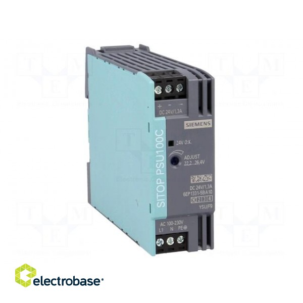 Power supply: switched-mode | 30W | 24VDC | 1.3A | 85÷264VAC | IP20 image 9