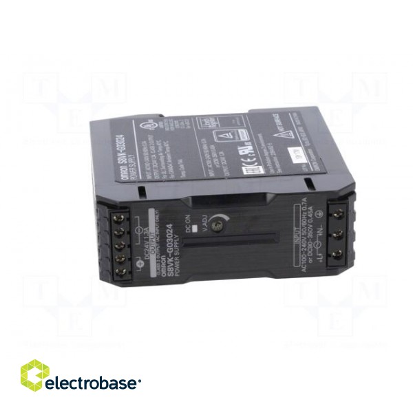 Power supply: switched-mode | 30W | 24VDC | 1.3A | 85÷264VAC | OUT: 1 image 9