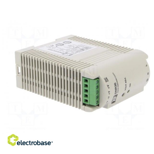 Power supply: switched-mode | for DIN rail | 30W | 5VDC | 6A | -20÷70°C paveikslėlis 8