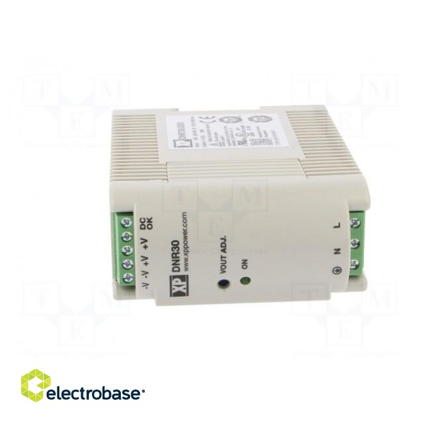 Power supply: switched-mode | for DIN rail | 30W | 5VDC | 6A | -20÷70°C фото 9