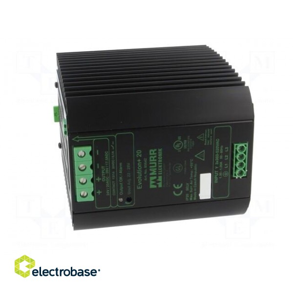 Power supply: switched-mode | 480W | 22÷28VDC | 20A | 3x360÷520VAC фото 9