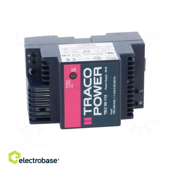 Power supply: switched-mode | 48W | 12VDC | 12÷16VDC | 4A | 85÷264VAC paveikslėlis 9