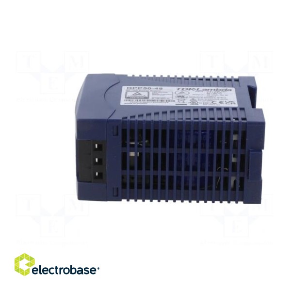 Power supply: switched-mode | for DIN rail | 50W | 48VDC | 1.05A | 87% фото 4