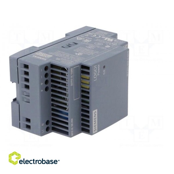 Power supply: switched-mode | for DIN rail | 60W | 15VDC | 4A | IP20 фото 8