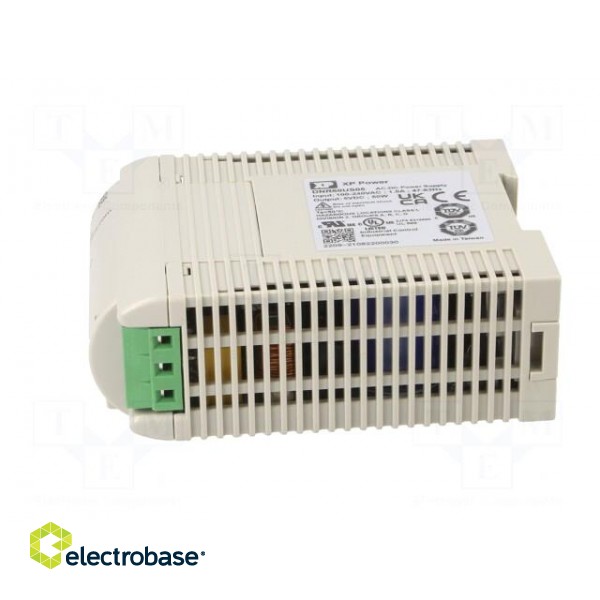 Power supply: switched-mode | for DIN rail | 60W | 5VDC | 10A | 79% image 3