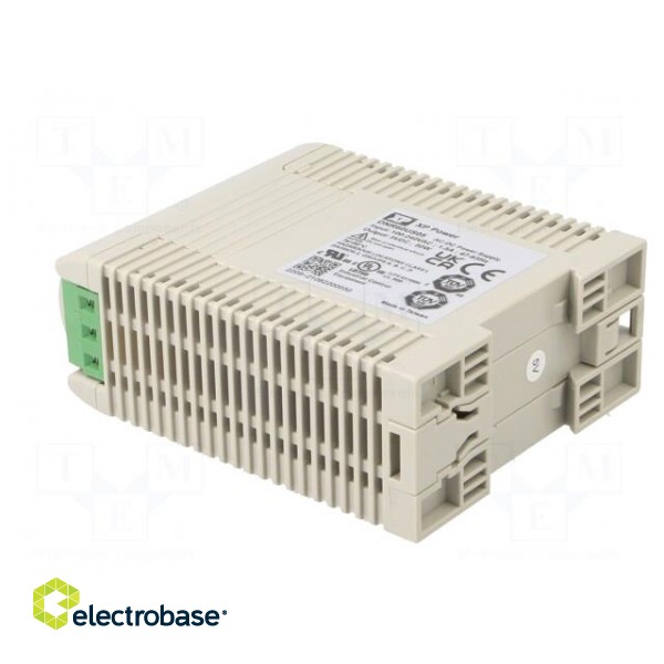 Power supply: switched-mode | for DIN rail | 60W | 5VDC | 10A | 79% image 4