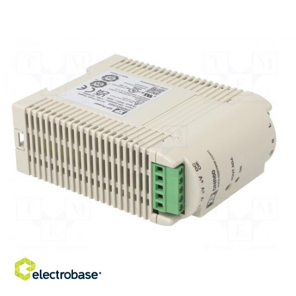 Power supply: switched-mode | for DIN rail | 60W | 5VDC | 10A | 79% image 8