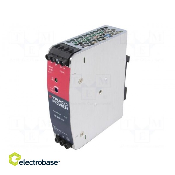 Power supply: switched-mode | 80W | 12VDC | 11.8÷15VDC | 6.7A | OUT: 1 paveikslėlis 1
