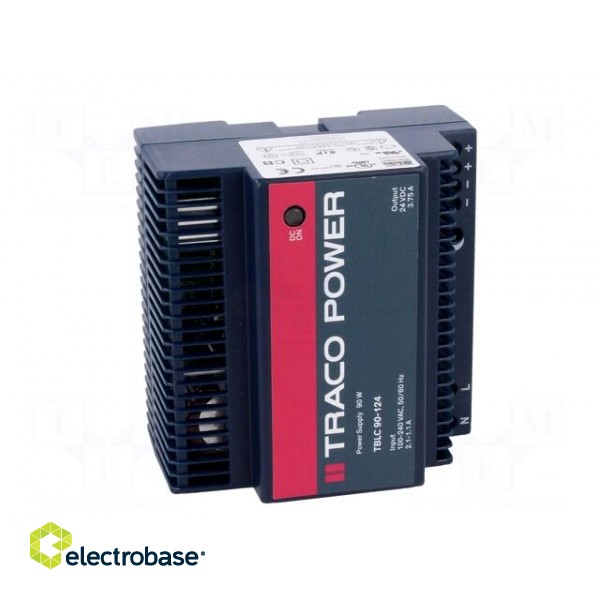 Power supply: switched-mode | 90W | 24VDC | 24÷28VDC | 3.75A | 280g image 9