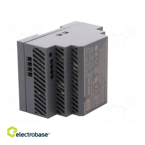 Power supply: switched-mode | 92W | 48VDC | 48÷48.7VDC | 1.92A | 270g paveikslėlis 8
