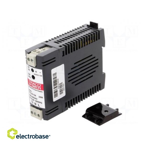 Power supply: switched-mode | for DIN rail mounting | OUT: 1 image 1