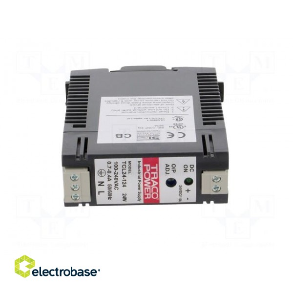 Power supply: switched-mode | for DIN rail mounting | OUT: 1 фото 9