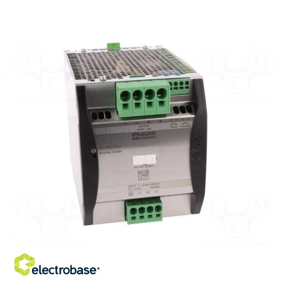 Power supply: switched-mode | modular | 960W | 24VDC | 40A | OUT: 1 фото 9