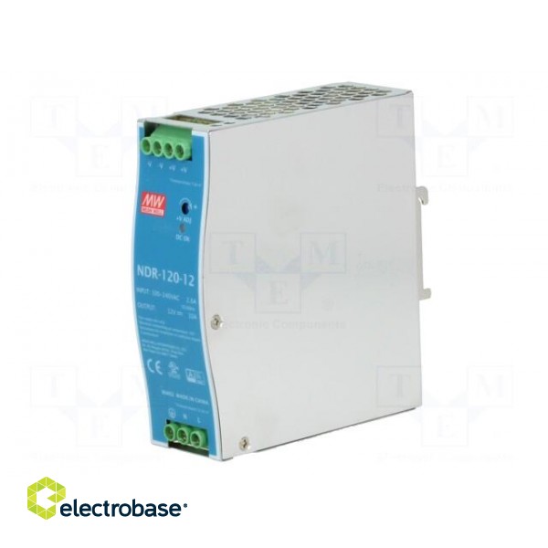 Power supply: switched-mode | for DIN rail,slim | 120W | 12VDC | 10A image 2