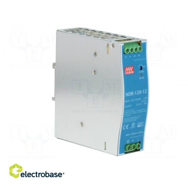 Power supply: switched-mode | for DIN rail,slim | 120W | 12VDC | 10A image 8