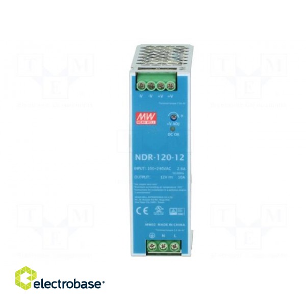 Power supply: switched-mode | for DIN rail,slim | 120W | 12VDC | 10A image 9