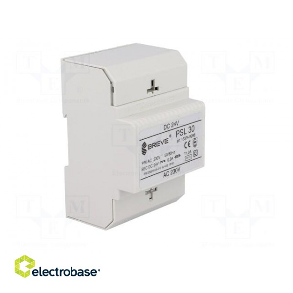 Power supply: transformer type | non-stabilised | 22W | 24VDC | 0.9A фото 8
