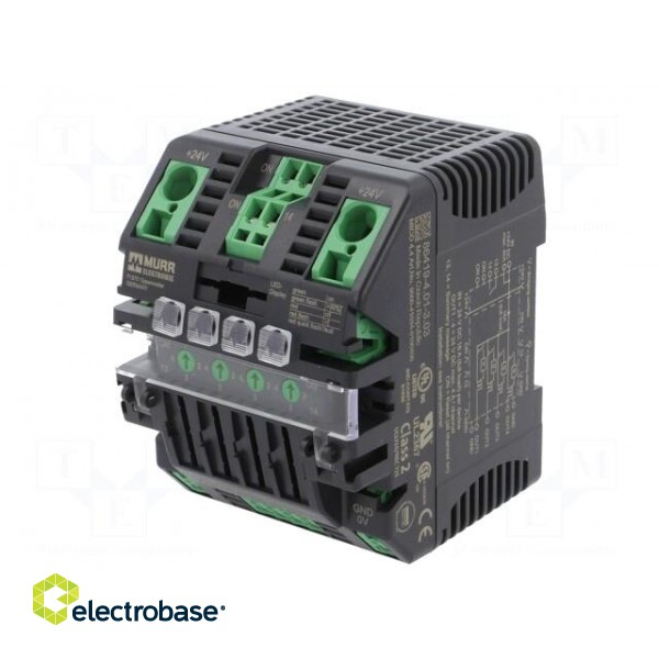 Module: power module | modular,for DIN rail | 24VDC | 10÷30VDC | IP20 paveikslėlis 1