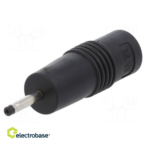 Adapter | Plug: straight | Input: 5,5/2,1 | Out: 2,35/0,7 image 1