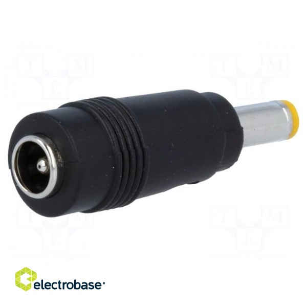 Adapter | Plug: straight | Input: 5,5/2,1 | Out: 4,8/1,7 | 6A image 1