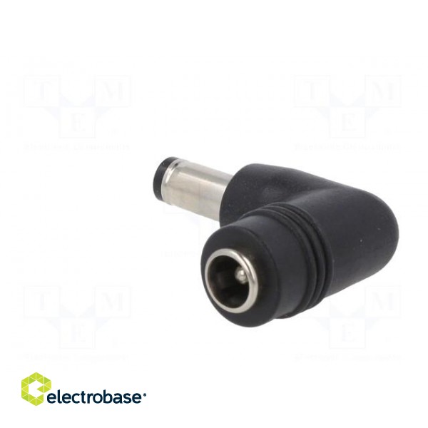 Adapter | Plug: right angle | Input: 5,5/2,1 | Out: 5,5/2,1 image 4