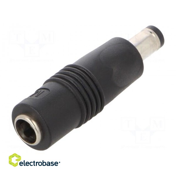 Adapter | Plug: straight | Input: 5,5/2/,11 | Out: 5,5/2,1/9,5 image 1